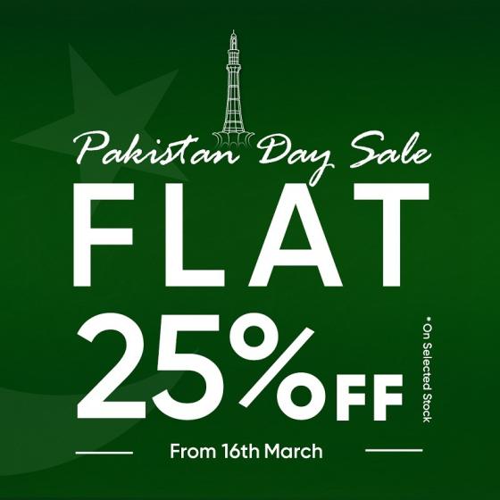 urbansole Pakistan Day Sale! FLAT 25% off, started from 16th March 2023